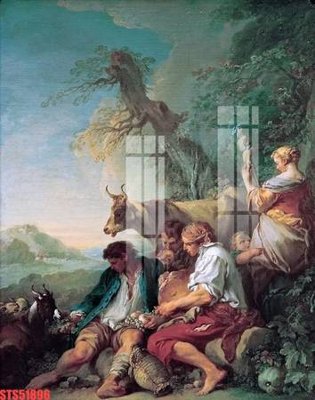 File PSD Tranh sơn dầu phương tây tổng hợp STS51896 (gốc) cho in quảng cáo