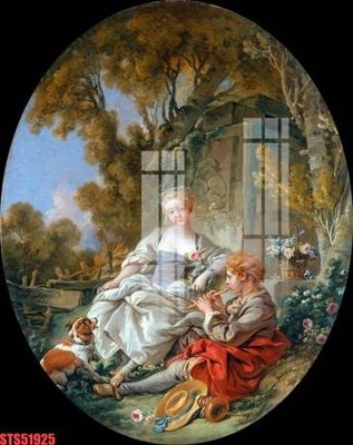 Download file Tranh sơn dầu phương tây tổng hợp STS51925 (gốc) in mica cao cấp