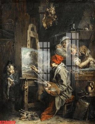 File in lụa Tranh sơn dầu phương tây tổng hợp STS51929 (phong cảnh) Tranh sơn dầu phương tây tổng hợp STS51929