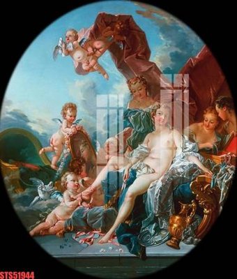 File gốc Tranh sơn dầu phương tây tổng hợp STS51944 (AI/EPS) cho in ấn