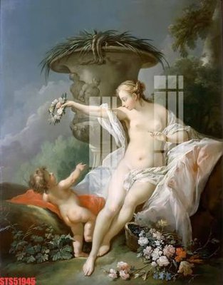 Hình ảnh file gốc in lụa Tranh sơn dầu phương tây tổng hợp STS51945