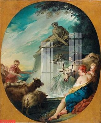 File in ấn Tranh sơn dầu phương tây tổng hợp STS51999 (bản gốc) sắc nét