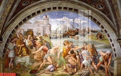 Tệp tin gốc Tranh sơn dầu phương tây tổng hợp STS52060 (dùng cho in ấn) chuyên nghiệp