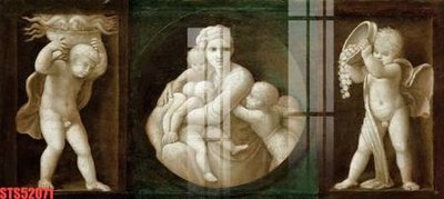 Ảnh mô tả file gốc in mica Tranh sơn dầu phương tây tổng hợp STS52071