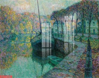 File in mica Tranh sơn dầu phương tây tổng hợp STS52270 (bản gốc) siêu trong