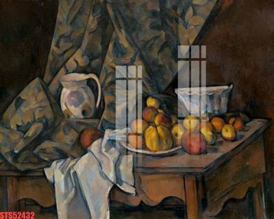 File in lụa Tranh sơn dầu phương tây tổng hợp STS52432 (hoa văn) Tranh sơn dầu phương tây tổng hợp STS52432