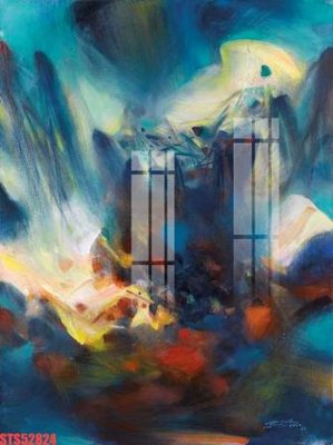 File gốc Tranh sơn dầu phương tây tổng hợp STS52824 (in ấn) màu sắc trung thực