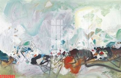 File in trần Tranh sơn dầu phương tây tổng hợp STS52881 (file gốc) chủ đề vũ trụ