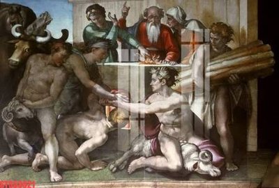 File tranh Tranh sơn dầu phương tây tổng hợp STS53021 (bản gốc) treo quán cafe