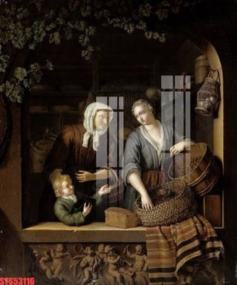 File tranh Tranh sơn dầu phương tây tổng hợp STS53116 (ảnh gốc) in trần nhà