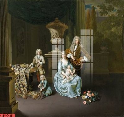 Download file Tranh sơn dầu phương tây tổng hợp STS53118 (gốc) in mica ốp bếp