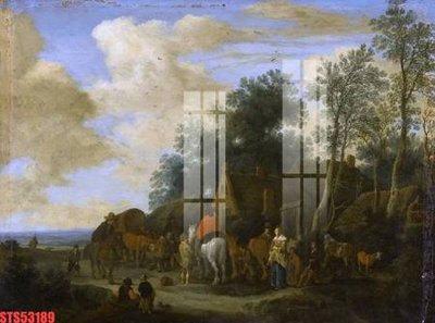 Download file Tranh sơn dầu phương tây tổng hợp STS53189 (gốc) in mica cao cấp