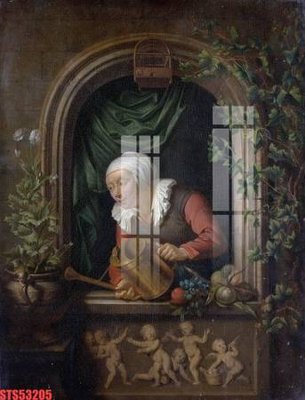 File tranh gốc Tranh sơn dầu phương tây tổng hợp STS53205 (bản quyền) Filetranh.com