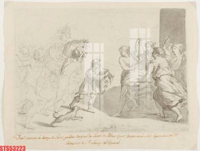 File tranh in trần 3D Tranh sơn dầu phương tây tổng hợp STS53223 (ảnh gốc)