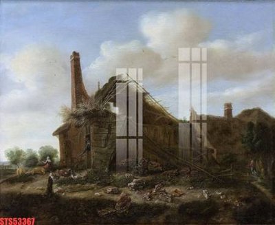 Tải file Tranh sơn dầu phương tây tổng hợp STS53367 (PSD) cho in tranh kính