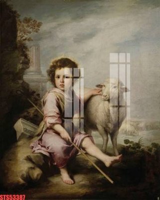 File tranh Tranh sơn dầu phương tây tổng hợp STS53387 (gốc) in trên kính