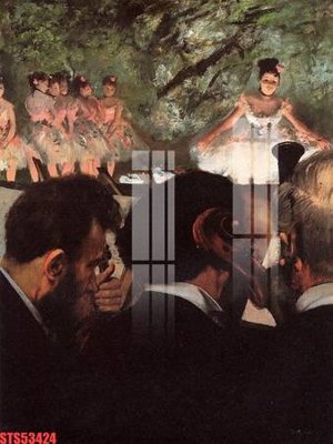 File tranh Tranh sơn dầu phương tây tổng hợp STS53424 (ảnh gốc) in trần nhà