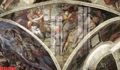 File gốc Tranh sơn dầu phương tây tổng hợp STS53504 (in tráng gương) hiện đại