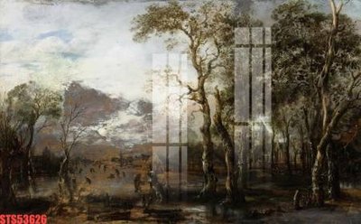 Download file Tranh sơn dầu phương tây tổng hợp STS53626 (gốc) in mica cao cấp