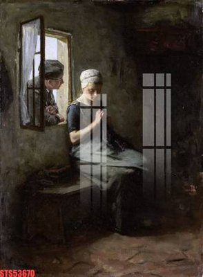 File tranh Tranh sơn dầu phương tây tổng hợp STS53670 (ảnh gốc) độ nét vượt trội