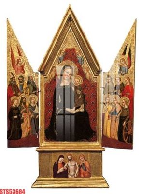 File gốc Tranh sơn dầu phương tây tổng hợp STS53684 (in mica) làm bảng hiệu