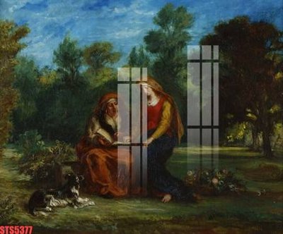 File gốc Tranh sơn dầu phương tây tổng hợp STS5377 (cho in ấn) từ kho Filetranh