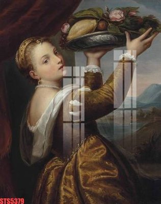 Download file Tranh sơn dầu phương tây tổng hợp STS5379 (gốc) in mica ốp bếp