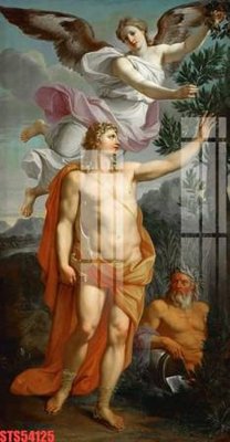 File gốc Tranh sơn dầu phương tây tổng hợp STS54125 (in mica) làm quà tặng