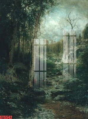 Ảnh gốc Tranh sơn dầu phương tây tổng hợp STS542 (độ nét cao) in mica