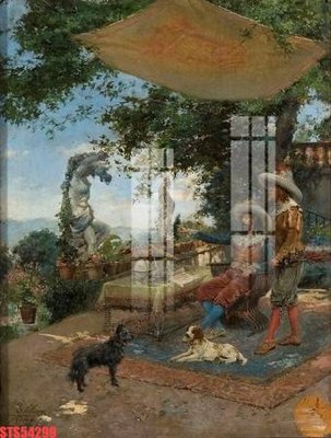 File gốc Tranh sơn dầu phương tây tổng hợp STS54299 (chủ đề hiện đại) trang trí