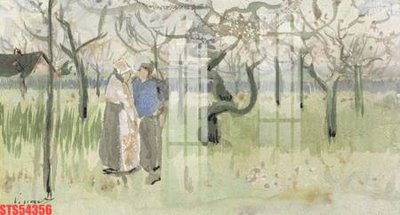 File gốc Tranh sơn dầu phương tây tổng hợp STS54356 (in lụa) hoa văn cổ điển