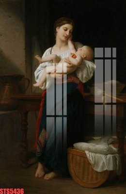 File in trần Tranh sơn dầu phương tây tổng hợp STS5436 (file gốc) phong thủy