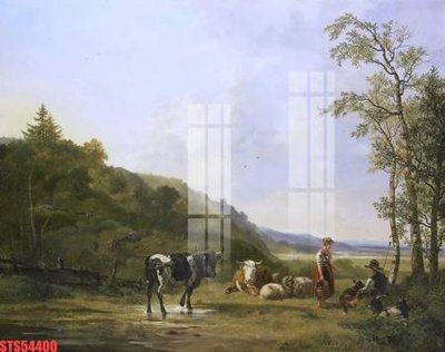 File in trần Tranh sơn dầu phương tây tổng hợp STS54400 (bản gốc) trời sao