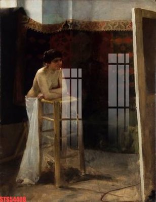 File tranh Tranh sơn dầu phương tây tổng hợp STS54408 (gốc) chủ đề thành phố