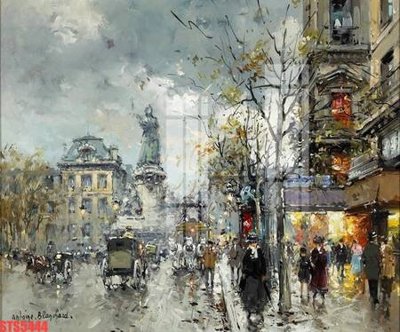 File gốc Tranh sơn dầu phương tây tổng hợp STS5444 (in tráng gương) sang trọng