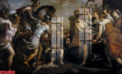 Download file gốc Tranh sơn dầu phương tây tổng hợp STS54572 (in lụa) hoa lá