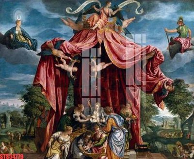 Download file ảnh gốc Tranh sơn dầu phương tây tổng hợp STS54779 để in ấn