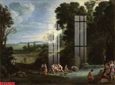 File ảnh Tranh sơn dầu phương tây tổng hợp STS54820 (gốc) in biển hiệu