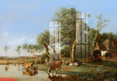 File in ấn Tranh sơn dầu phương tây tổng hợp STS55014 chuyên nghiệp