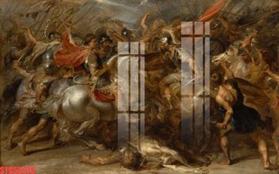 File gốc Tranh sơn dầu phương tây tổng hợp STS55279 (in lụa) tranh phong thủy