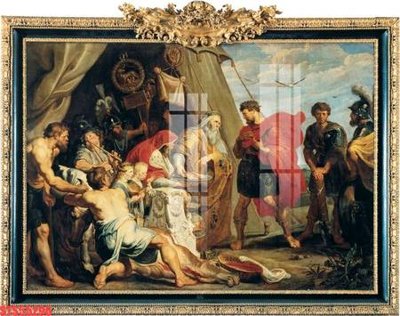 File gốc Tranh sơn dầu phương tây tổng hợp STS55296 (trang trí) phòng làm việc