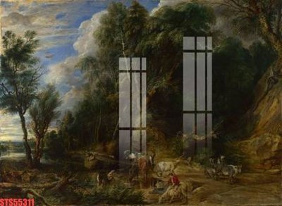 Tải file Tranh sơn dầu phương tây tổng hợp STS55311 (ảnh gốc) in gạch men