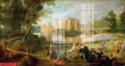 Tải xuống file tranh gốc Tranh sơn dầu phương tây tổng hợp STS55368 (PSD/TIFF)