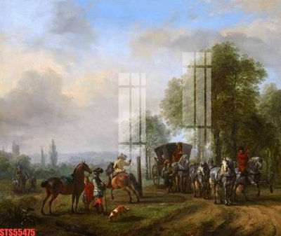 File in ấn cao cấp Tranh sơn dầu phương tây tổng hợp STS55475 (file gốc)