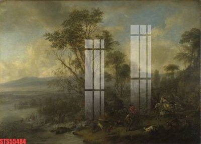 File in mica Tranh sơn dầu phương tây tổng hợp STS55484 (bản gốc) siêu trong