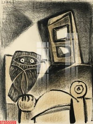 File tranh Tranh sơn dầu phương tây tổng hợp STS55568 (gốc) chủ đề thiên nhiên