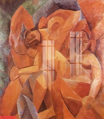 Hình ảnh file gốc in trần nhà Tranh sơn dầu phương tây tổng hợp STS55600