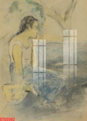 File gốc in ấn Tranh sơn dầu phương tây tổng hợp STS5562 chuẩn màu CMYK