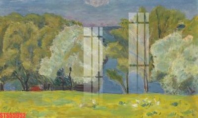 File tranh in trần 3D Tranh sơn dầu phương tây tổng hợp STS55952 (ảnh gốc)