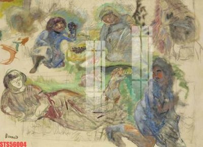 File tranh Tranh sơn dầu phương tây tổng hợp STS56004 (bản gốc) in lụa dán tường